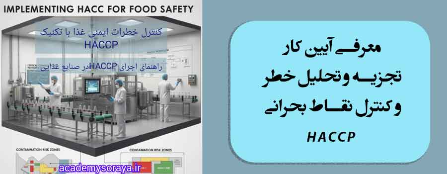 معرفی آیین کار تجزیه و تحلیل خطر و کنترل نقاط بحرانی HACCP